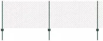 vidaXL Kettenzaun mit Pfosten 10 x 0,8 m (3336231)