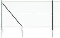 vidaXL Schwei&szlig;drahtzaun mit Spikes 25 x 1,2 m (B x H)