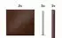 Alberts Zaun Set Palitio zum Aufschrauben Profilhöhe 15 cm 2 m x 180 cm dunkelbraun