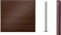 Alberts Dichtzaun "Palitio, Profilh&ouml;he 150 mm" Aluminium, verschiedene Dekore...