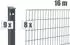 Deutsche Zauntechnik Zaunset VAP Pico 16 m 806 mm anthrazit (DVVAPPI016008B7016)