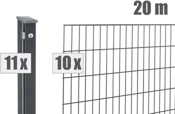 Deutsche Zauntechnik Zaunset VAP Pico 20 m 1006 mm anthrazit (DVVAPPI020010B7016)