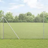 vidaXL Ground Fix Geschwei&szlig;ter Drahtzaun 25 x 1,5 m (B x H)