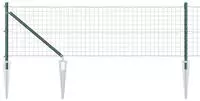 vidaXL Schwei&szlig;drahtzaun mit Spikes 50 x 0,4 m (B x H)