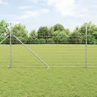 vidaXL Schwei&szlig;drahtzaun mit Spikes 25 x 1,4 m (B x H)