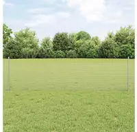 vidaXL Schwei&szlig;drahtzaun mit Pfosten 25 x 0,5 m (B x H)