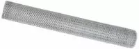 vidaXL Hexagonzaun Silber 1 x 10 m Verzinkter Stahl