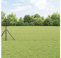 vidaXL Ground Fix Geschwei&szlig;ter Drahtzaun 25 x 0,6 m (B x H)