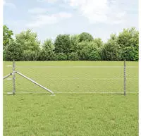 vidaXL Schwei&szlig;drahtzaun mit Spikes 25 x 0,8 m (B x H)