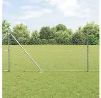 vidaXL Schwei&szlig;drahtzaun mit Spikes 100 x 1 m (B x H)