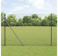 vidaXL Ground Fix Geschwei&szlig;ter Drahtzaun 10 x 1,6 m (B x H)