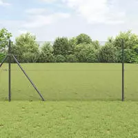 vidaXL Ground Fix Geschwei&szlig;ter Drahtzaun 25 x 1 m (B x H)