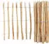 Floraworld Staketenzaun Rollzaun Premium Haselnuss 500 x 90 cm natur