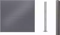 Alberts Dichtzaun "Palitio, Profilh&ouml;he 150 mm" Aluminium, verschiedene Dekore...