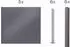 Alberts Zaun Set Palitio zum Aufschrauben Profilhöhe 15 cm 10 m x 180 cm umbragrau