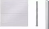 Alberts Dichtzaun "Palitio, Profilh&ouml;he 150 mm" Aluminium, verschiedene Dekore und