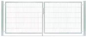 Deutsche Zauntechnik Flügeltor Vario compact 2F 2960 x 1200 mm Zink (ZTFHVC23012)
