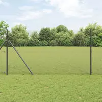 vidaXL Ground Fix Geschwei&szlig;ter Drahtzaun 25 x 1 m (B x H)