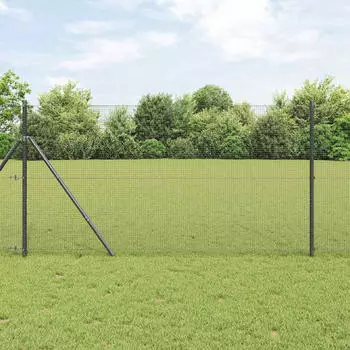 vidaXL Ground Fix Geschwei&szlig;ter Drahtzaun 25 x 1 m (3351844)