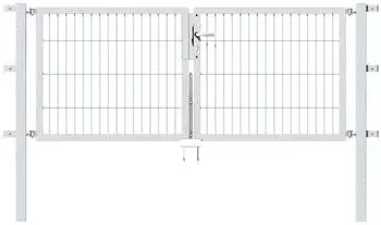 Alberts Flexo 100+200 x 120 cm 6/5/6 Rahmen 40x40 inkl. Pfosten 8 x 8 cm feuerverzinkt