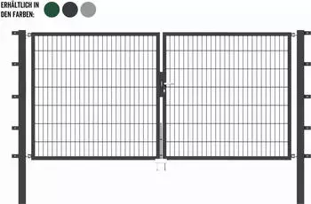 Alberts Flexo 250 x 140 cm 6/5/6 Rahmen 40x40 inkl. Pfosten 6 x 6 cm anthrazit