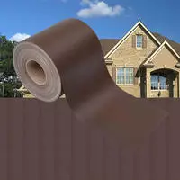 Garten-sichtschutz Pvc 70x0,19 M Braun Vidaxl