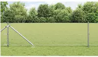 vidaXL Schwei&szlig;drahtzaun mit Spikes 100 x 0,6 m (B x H)