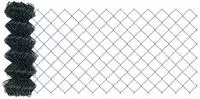 vidaXL Kettenzaun 25 x 0,6 m Stahl Gr&uuml;n