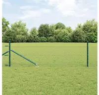 vidaXL Schwei&szlig;drahtzaun mit Spikes 100 x 0,4 m (B x H)