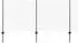 vidaXL Kettenzaun mit Pfosten 10 x 1 m PVC-beschichteter Stahl (3336240)