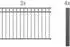 Alberts Zaunset Circle zum Einbetonieren 6 x 1 m RAL 7016 anthrazit