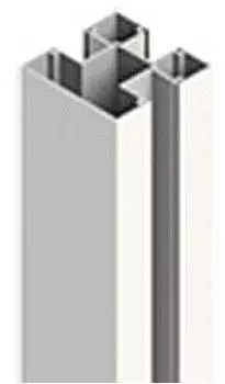 Osmo Pfosten Alu Typ D 100 x 7 x 7 cm Aluminium