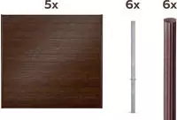 Alberts Dichtzaun "Palitio, Profilh&ouml;he 150 mm" Aluminium, verschiedene Dekore...