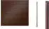 Alberts Zaun Set Palitio zum Einbetonieren Profilhöhe 15 cm 8 m x 180 cm dunkelbraun
