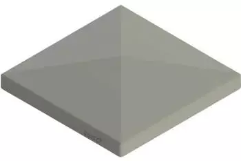 Osmo Pfostenkappe Dach Typ D 9,7 x 9,7 cm grau