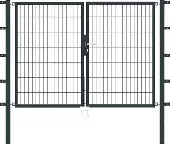 Alberts Flexo 200 x 140 cm 6/5/6 Rahmen 40x40 inkl. Pfosten 6 x 6 cm anthrazit