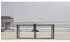 Alberts Flexo Plus 8/6/8 300 x 120 cm inkl. Pfosten 10 x 10 cm anthrazit