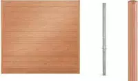 Alberts Dichtzaun "Palitio, Profilh&ouml;he 150 mm" Aluminium, verschiedene Dekore...