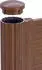 Alberts Zaun Set Palitio zum Einbetonieren Profilhöhe 15 cm 10 m x 180 cm umbragrau