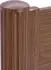 Alberts Zaun Set Palitio zum Einbetonieren Profilhöhe 15 cm 10 m x 180 cm umbragrau