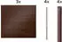 Alberts Zaun Set Palitio zum Einbetonieren Profilhöhe 15 cm 6 m x 180 cm dunkelbraun