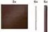 Alberts Zaun Set Palitio zum Einbetonieren Profilhöhe 15 cm 6 m x 180 cm hellbraun