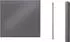 Alberts Zaun Set Palitio zum Einbetonieren Profilhöhe 15 cm 6 m x 180 cm umbragrau
