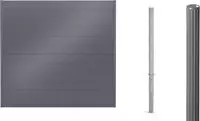 Alberts Dichtzaun "Palitio, Profilh&ouml;he 150 mm" Aluminium, verschiedene Dekore...
