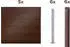 Alberts Zaun Set Palitio zum Aufschrauben Profilhöhe 15 cm 10 m x 180 cm dunkelbraun