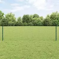 vidaXL Eingebetteter Zaunpfosten 11 Stk. Gr&uuml;n 100 cm