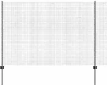 vidaXL Schwei&szlig;drahtzaun mit Pfosten 10 x 1,5 m (3336574)