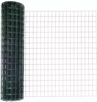 vidaXL Geschwei&szlig;ter Drahtzaun 10 x 1 m PVC-beschichteter Stahl (3335991)