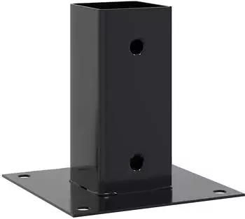 vidaXL Quadratische Pfostentr&auml;ger 4 Stk. Anthrazit 61x61mm (42000022)