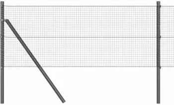 vidaXL Ground Fix Geschwei&szlig;ter Drahtzaun 10 x 0,4 m (3351794)